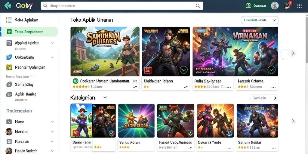 Setiap permainan memiliki grafik yang memukau dan suara yang menarik.