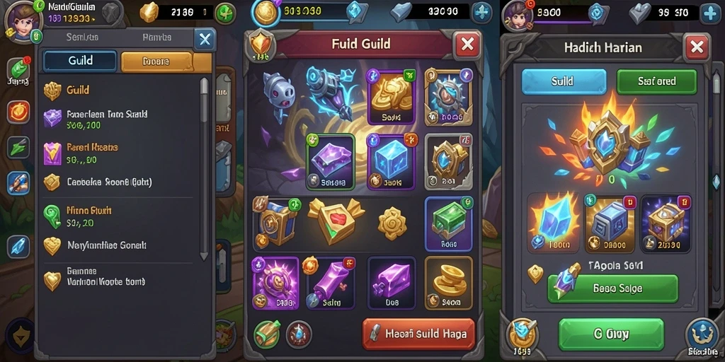 Screenshot memperlihatkan item langka yang dapat dikumpulkan.