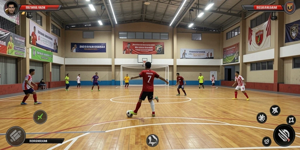 Tangkapan layar aksi seru dalam permainan.