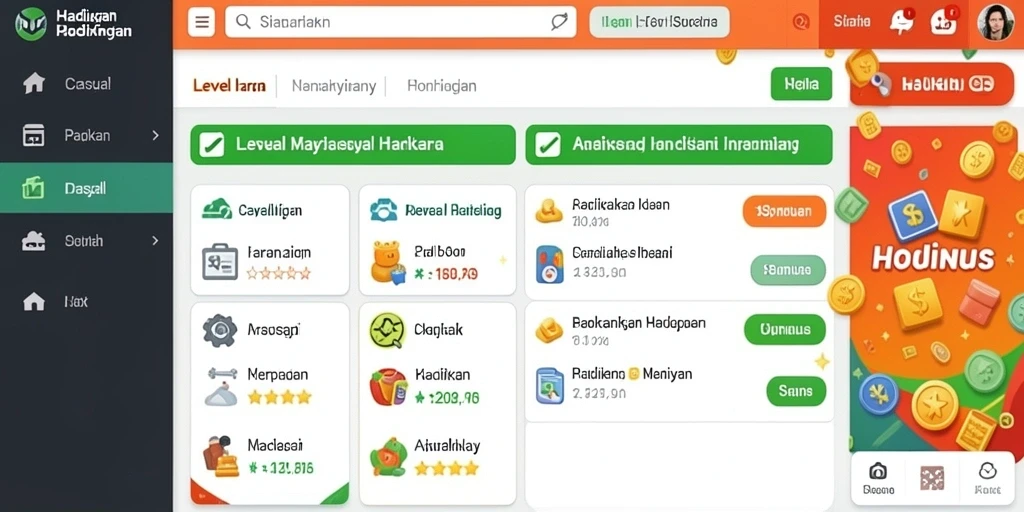 Sistem reward yang adil dan menguntungkan bagi pemain.