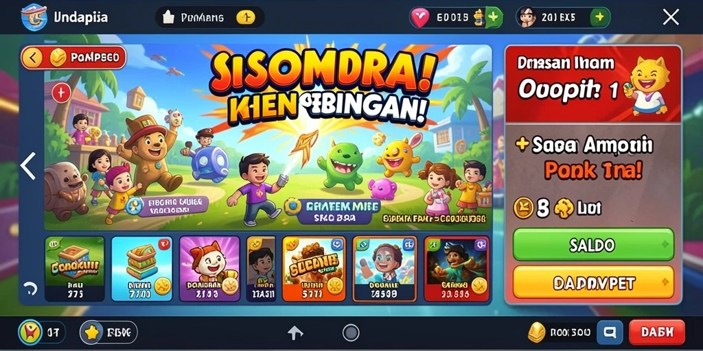Gameplay yang seru dan interaktif.